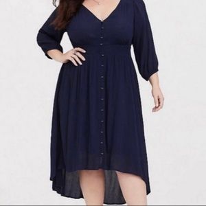 Torrid hi low dress